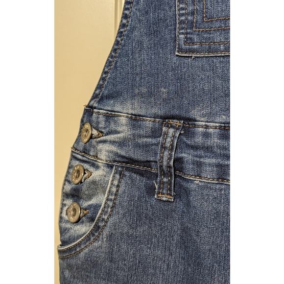 YMI Los Angeles USA Made Bib Overalls Blue Stretch Juniors Size 5 - Picture 6 of 14